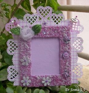 Beaded Handmade Photoframe