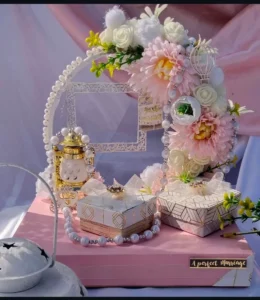 Custom hand made wedding ring box