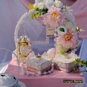 Custom hand made wedding ring box